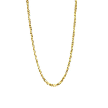 Gold Braided Chain 21KT - FKJCN21KM11863