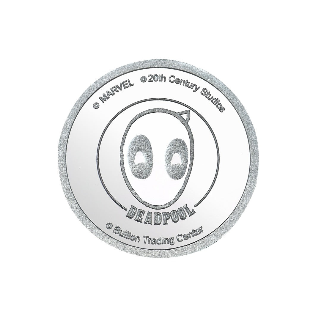 Disney 50 Grams Deadpool Silver Coin BTC 999.0 Silver - FKJCONSL6730