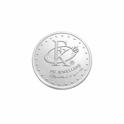 مجوهرات FK عملة فضية 1 جرام من الفضة 999 -  FKJCONSL6896
