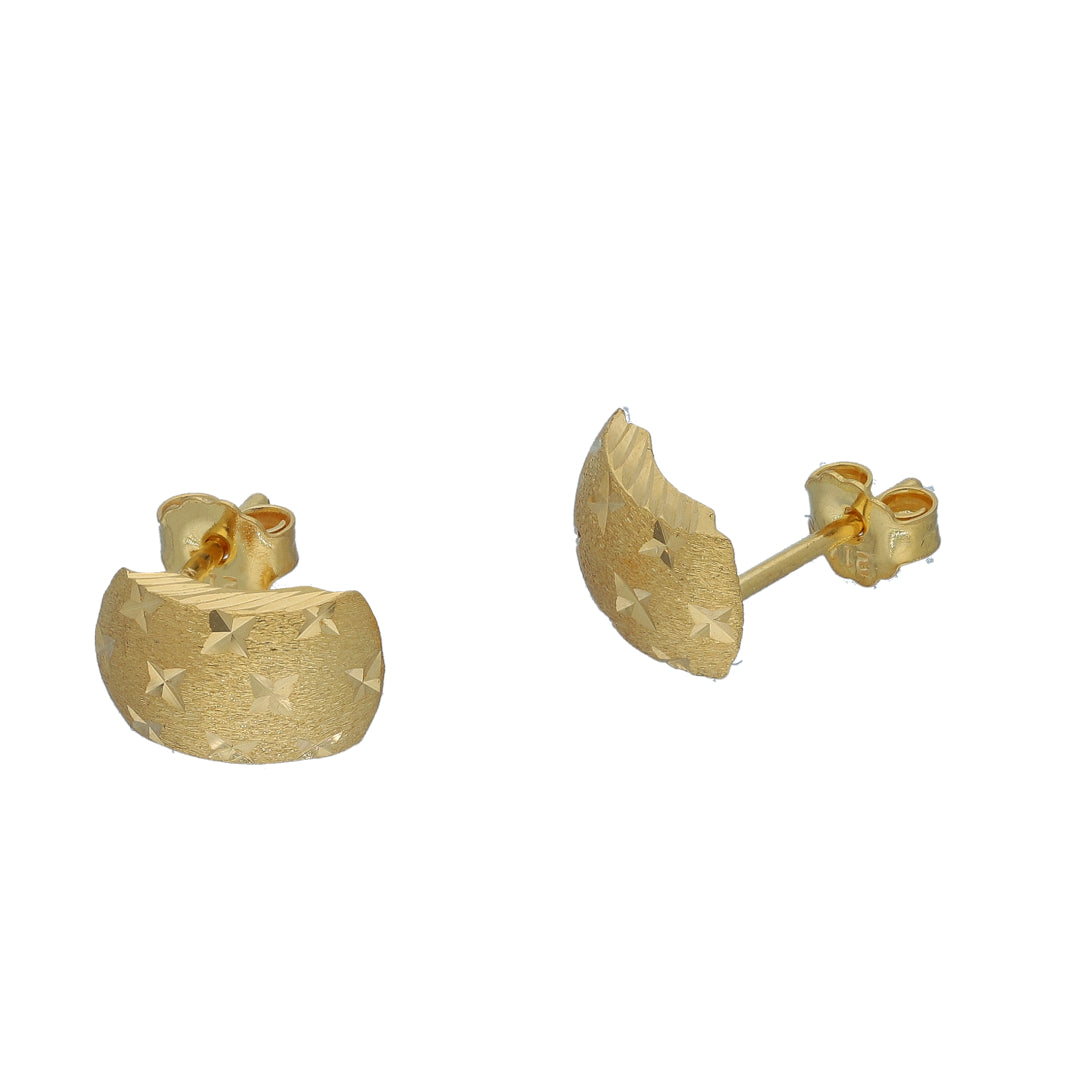Gold Elegant Earrings 21KT - FKJERN21KM11389
