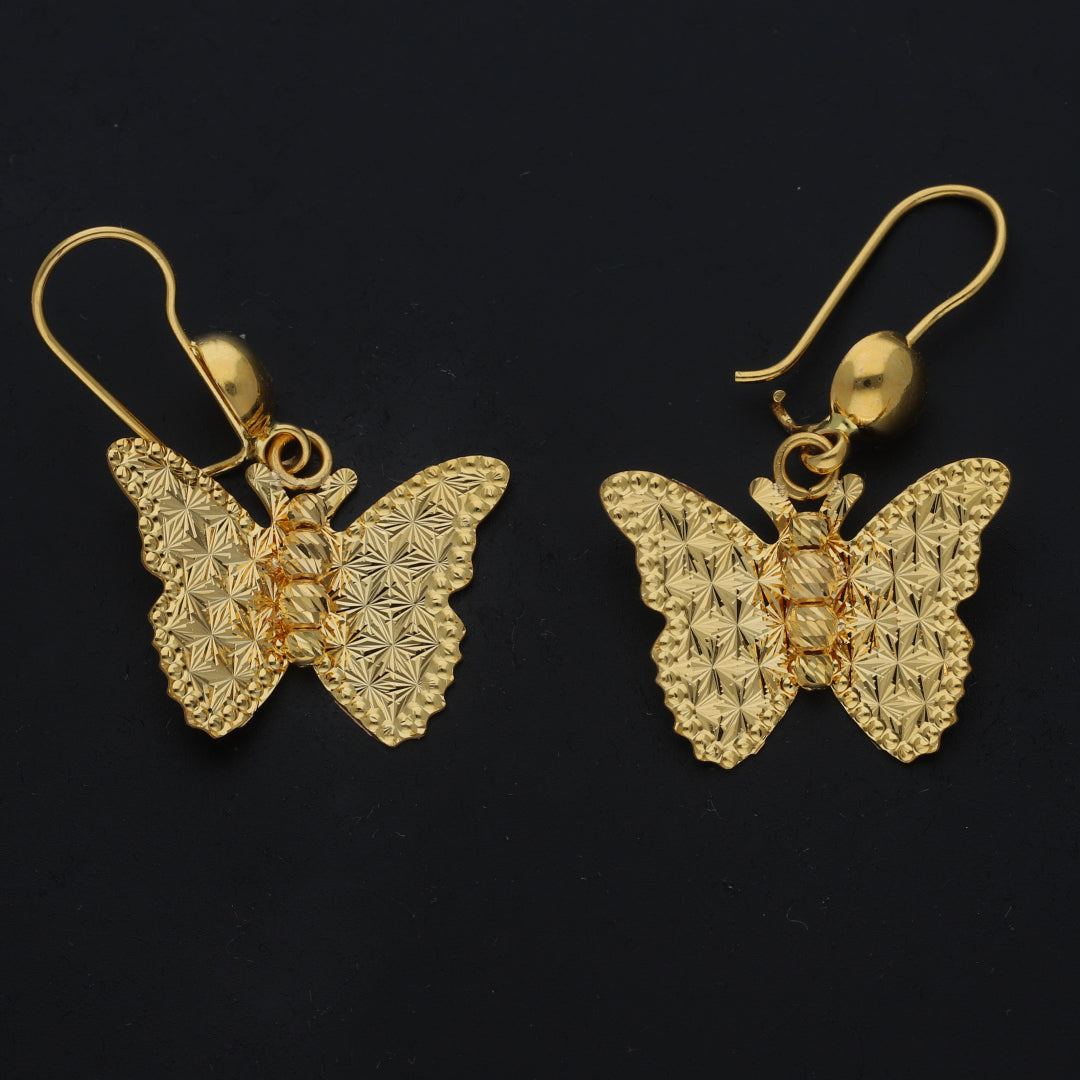 Gold Bead Butterfly 21KT - FKJERN21KM11421
