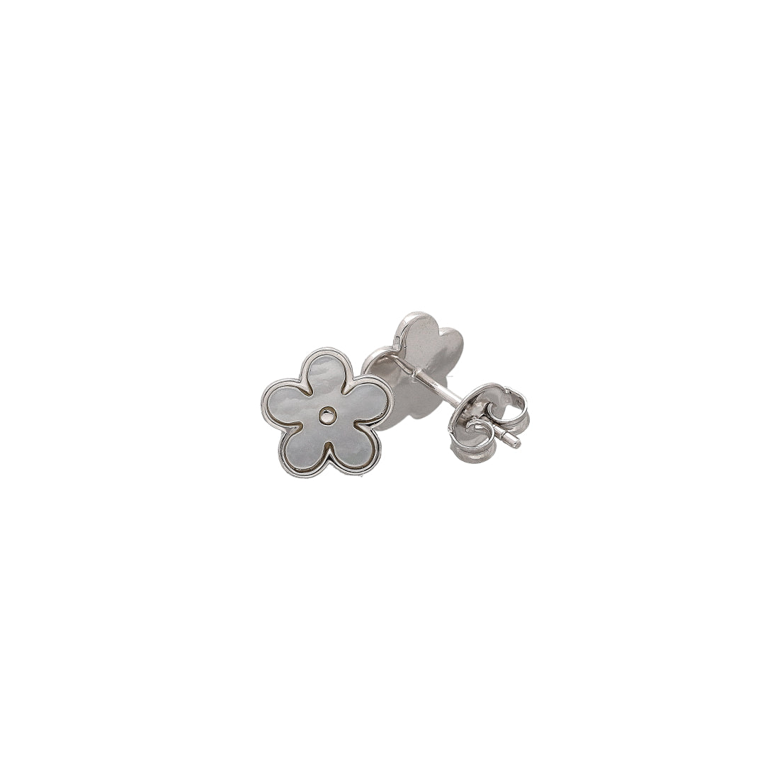 Sterling Silver 925 Daisy Earrings - FKJERNSL10816