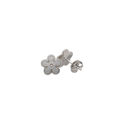 Sterling Silver 925 Daisy Earrings - FKJERNSL10816