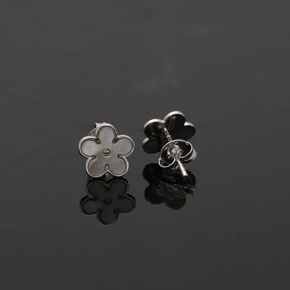 Sterling Silver 925 Daisy Earrings - FKJERNSL10816