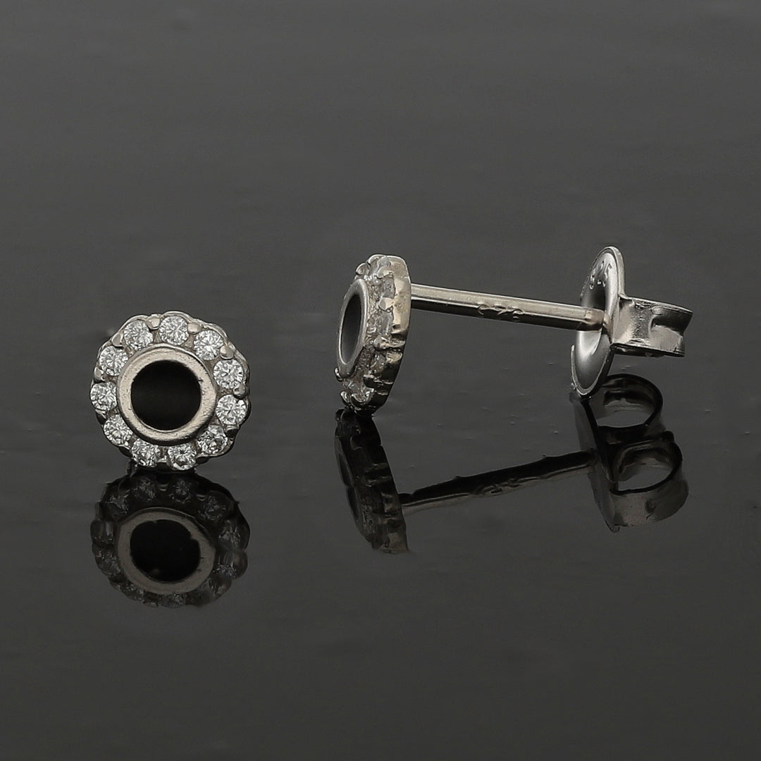 Sterling Silver 925 Onyx Glow Earrings - FKJERNSL10843