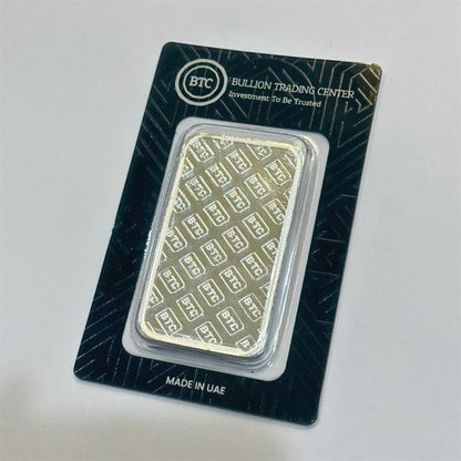 BTC 100 Grams Silver Bar in 999 Silver – FKJGBRSL6629