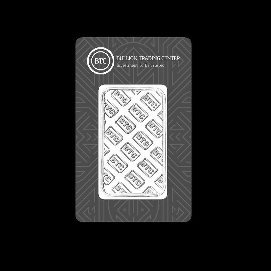 BTC 50 Grams Silver Bar in 999 Silver – FKJGBRSL6628