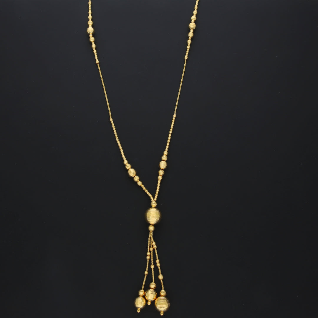 Gold Hanging Necklace 21KT - FKJNKL21KM10341