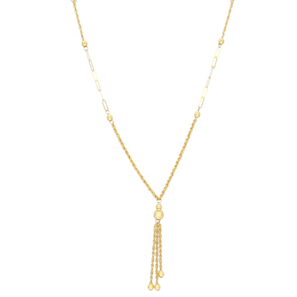 Gold Classic Necklace 21KT - FKJNKL21KM11614