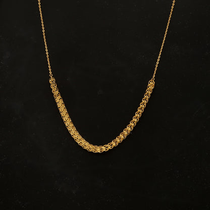 Gold Turkish Design Chain 21KT - FKJCN21KM11803