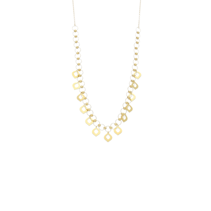 Gold Elegant Necklace 21KT - FKJNKL21KM12013