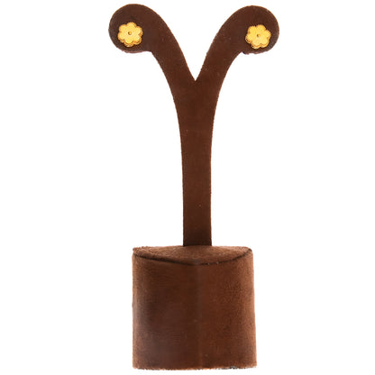 Gold Floral Charm Necklace Set (Necklace, Bracelet, Earrings and Ring) 21KT - FKJNKLST21KM10174