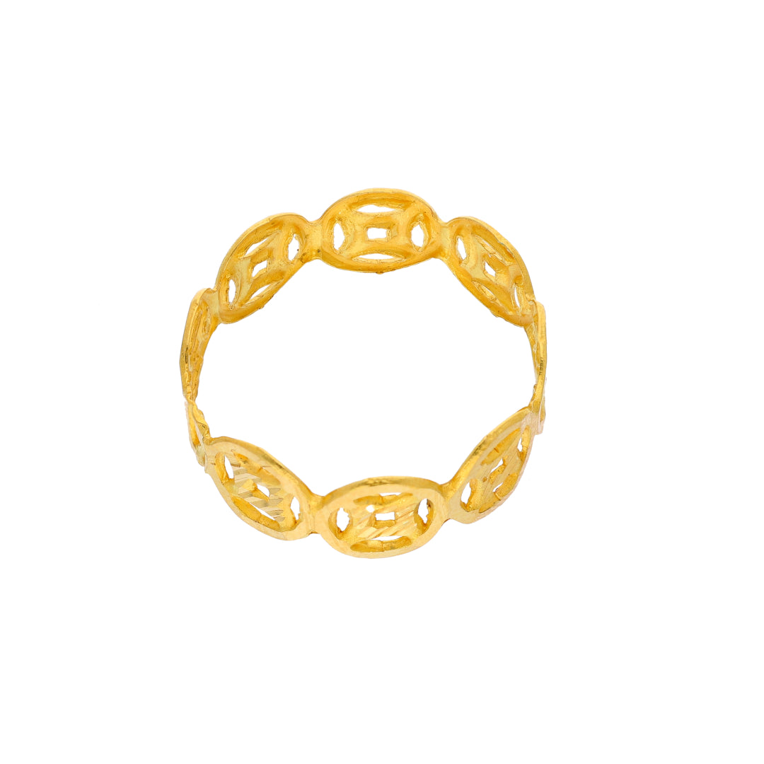 Gold Lattice Ring 18KT - FKJRN18K10316
