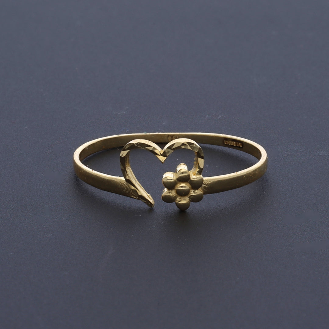 Gold Open Heart Ring 18KT - FKJRN18K10416