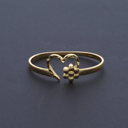 Gold Open Heart Ring 18KT - FKJRN18K10416