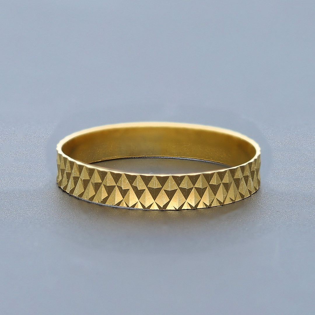 Gold Band Ring 21KT - FKJRN21KM10447
