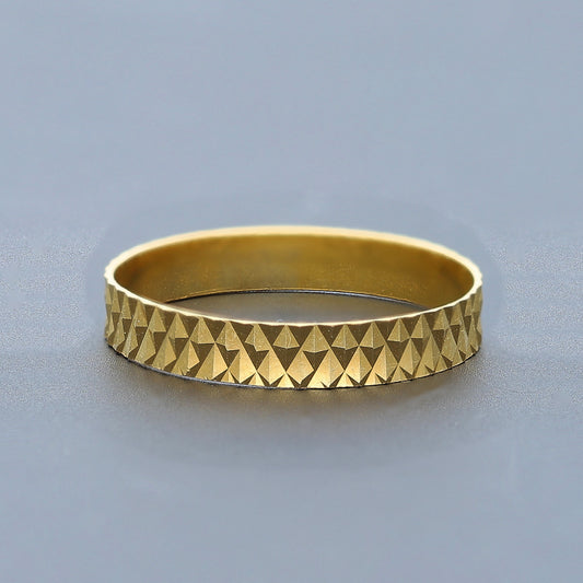 Gold Band Ring 21KT - FKJRN21KM10447
