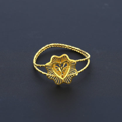 Gold Turkish Design Ring 21KT - FKJRN21KM10458