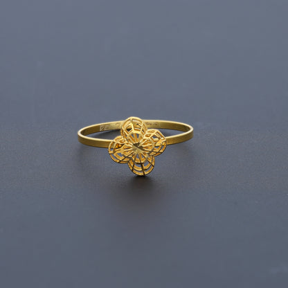 Gold Turkish Design Ring 21KT - FKJRN21KM10460
