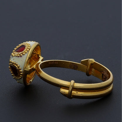 Gold Heritage Ring 21KT - FKJRN21KM10471