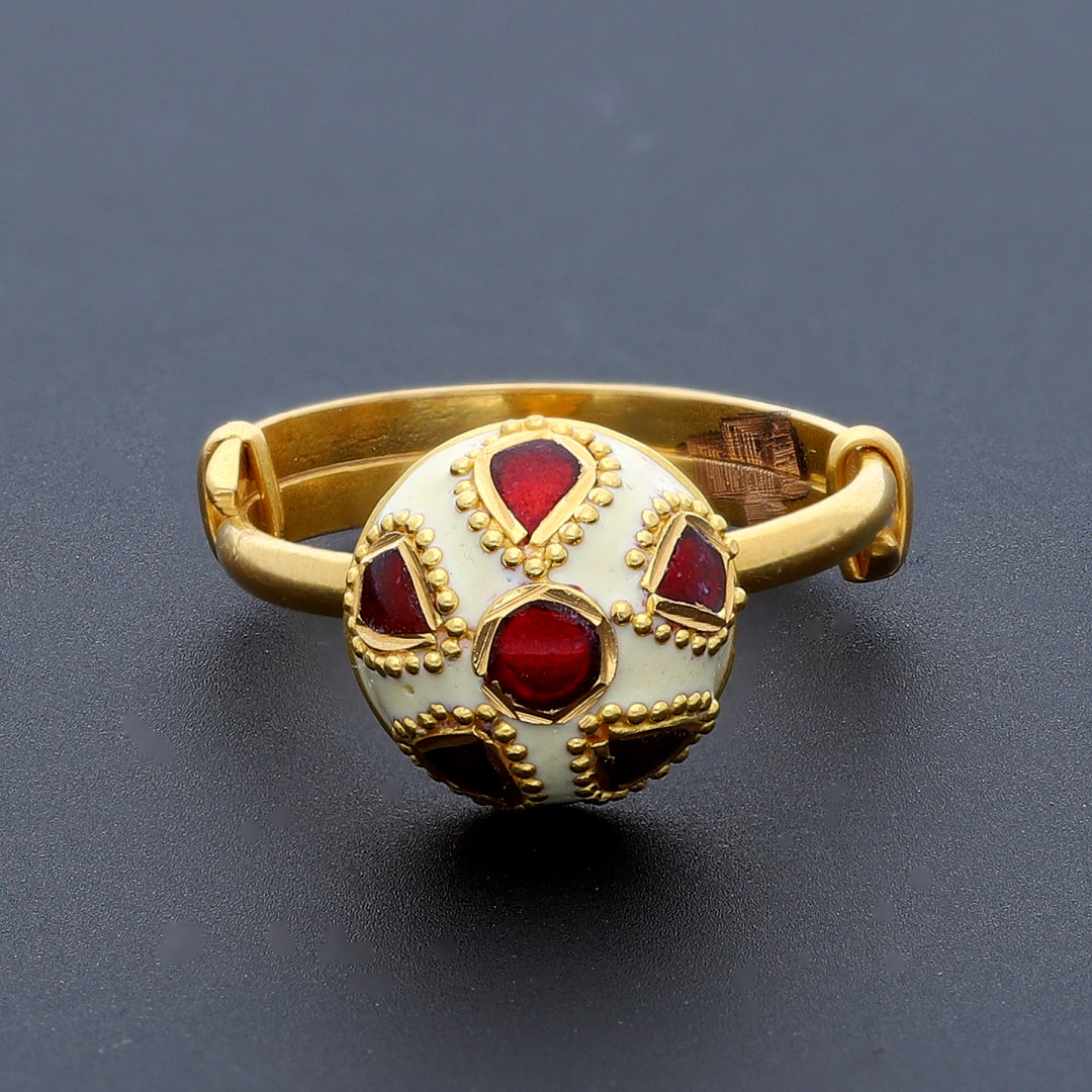 Gold Heritage Ring 21KT - FKJRN21KM10471