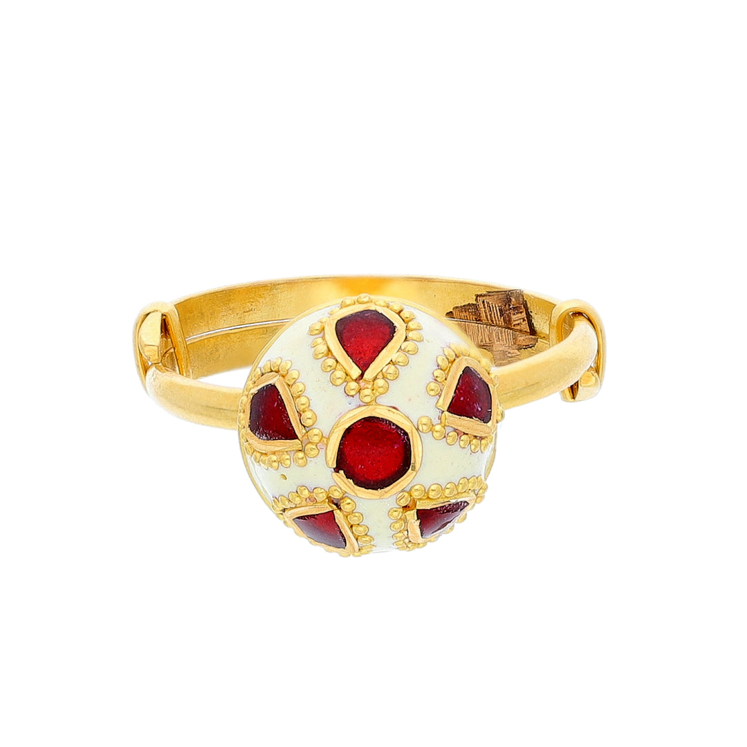 Gold Heritage Ring 21KT - FKJRN21KM10471