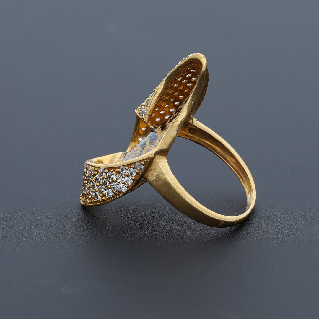 Gold Cocktail Ring 21KT - FKJRN21KM10488