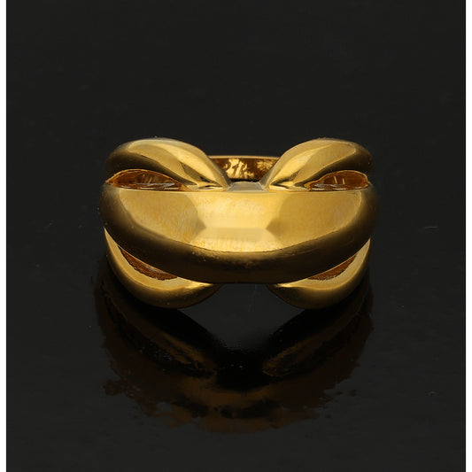 Gold Chunky Ring 21KT - FKJRN21KM10883