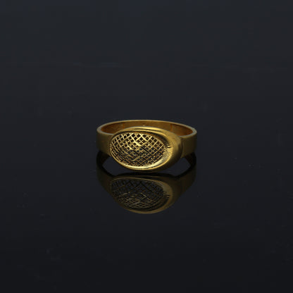 Gold Mesh Ring 21KT - FKJRN21KM11147