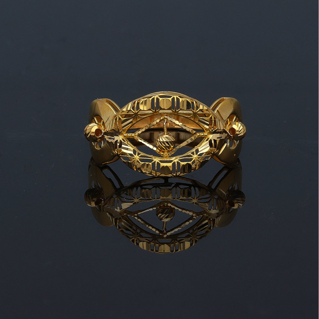 Gold Symmetry Ring 21KT - FKJRN21KM11178