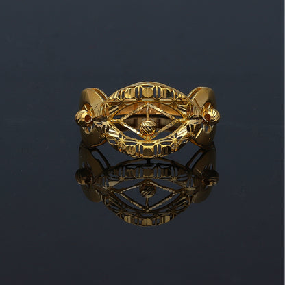 Gold Symmetry Ring 21KT - FKJRN21KM11178