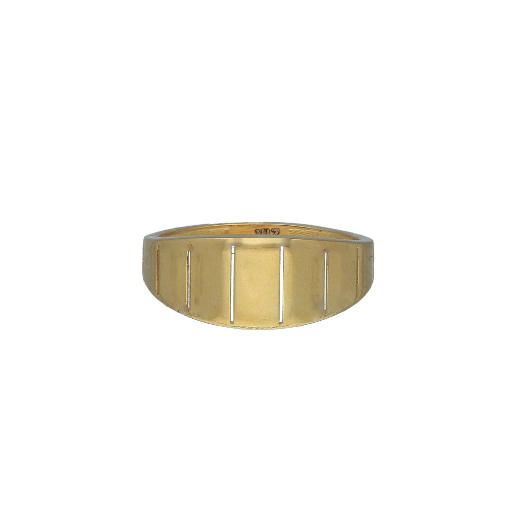 Gold Classic Band Ring 21KT - FKJRN21KM11179