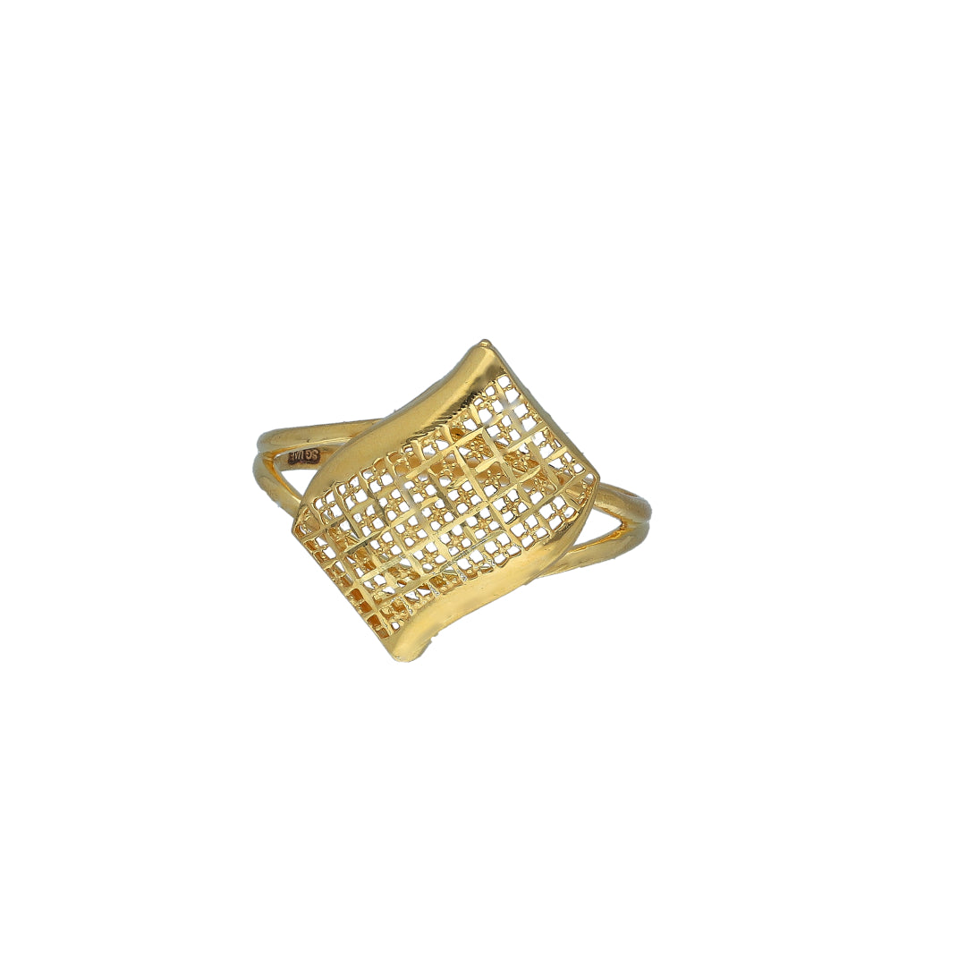 Gold Framework Ring 21KT - FKJRN21KM11182