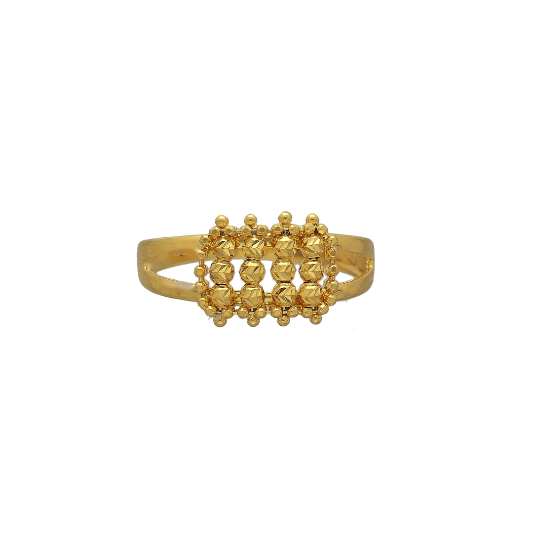 Gold Bead Ring 21KT - FKJRN21KM11187