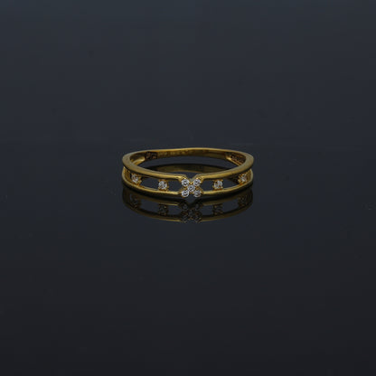 Gold Minimal Ring 21KT - FKJRN21KM11193