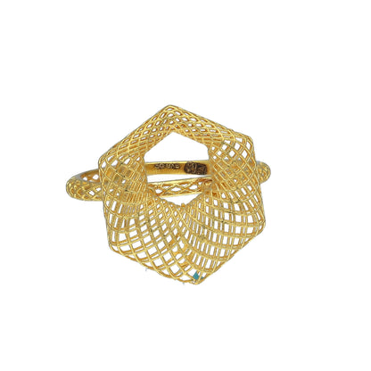 Gold Abstract Ring 21KT - FKJRN21KM11199