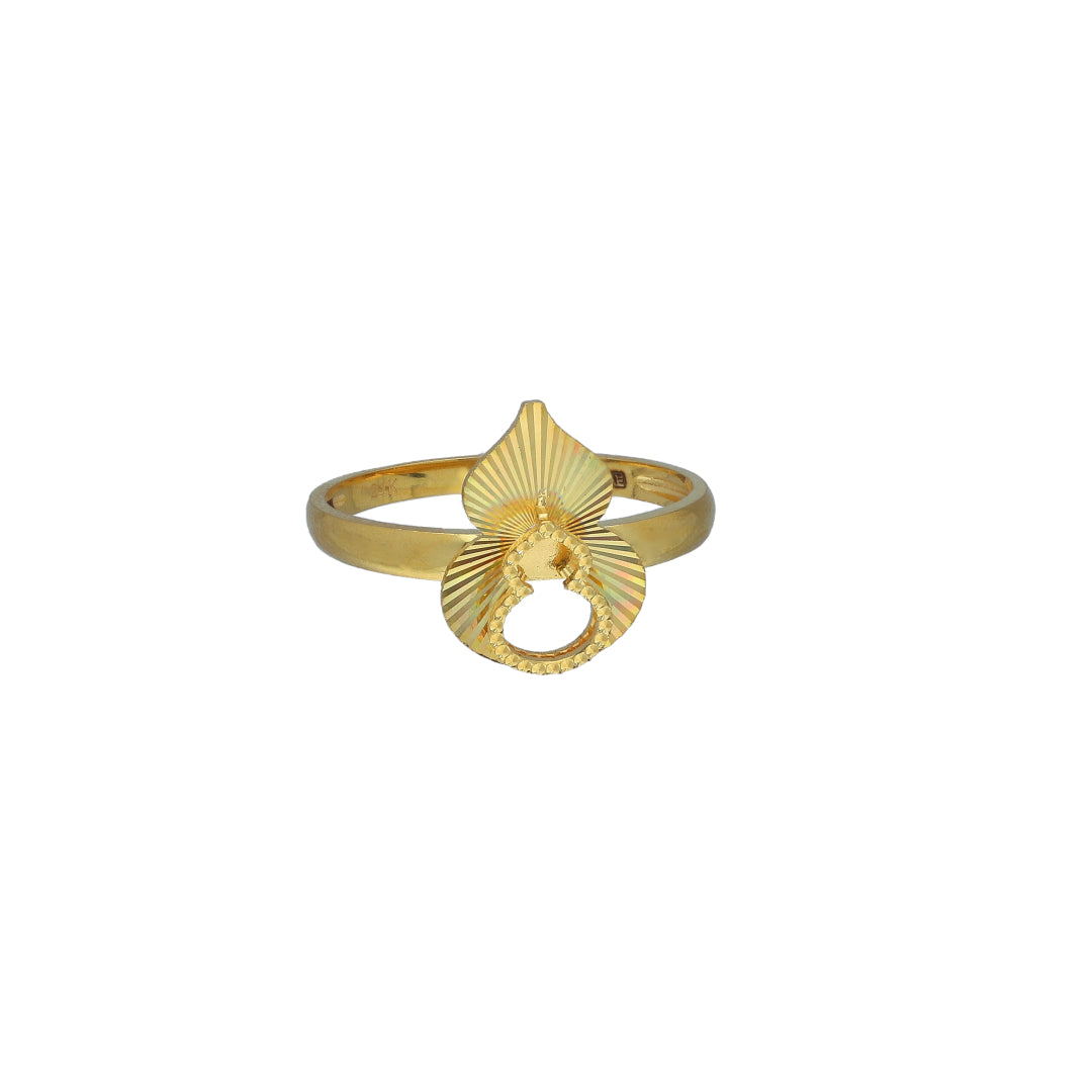 Gold Openwork Ring 21KT - FKJRN21KM11248