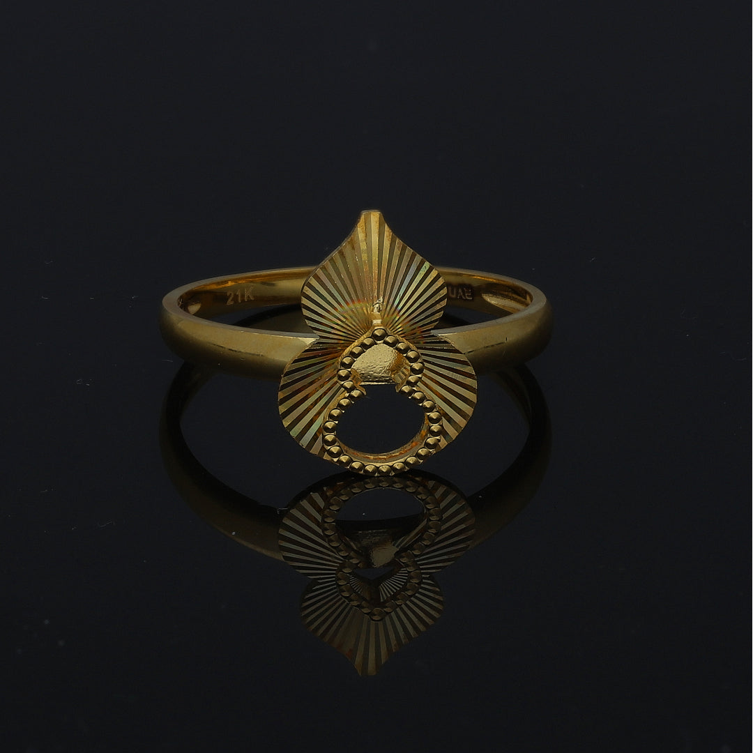 Gold Openwork Ring 21KT - FKJRN21KM11248