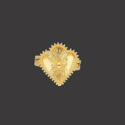 خاتم ذهبي بتصميم تركي 21 قيراط - FKJRN21KM11758