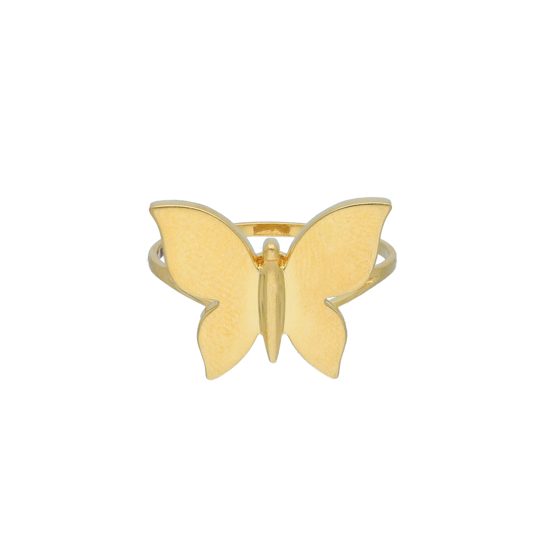 خاتم ذهبي على شكل فراشة 21 قيراط - FKJRN21KM11798