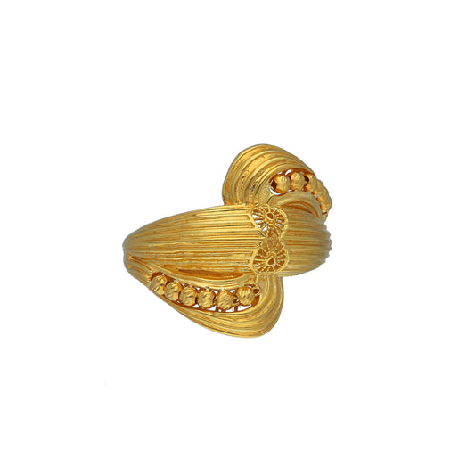 Gold Classic Ring 21KT - FKJRN21KM11809