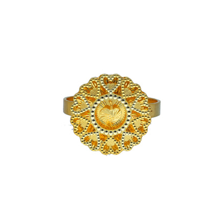 Gold Turkish Design Ring 21KT - FKJRN21KM11810