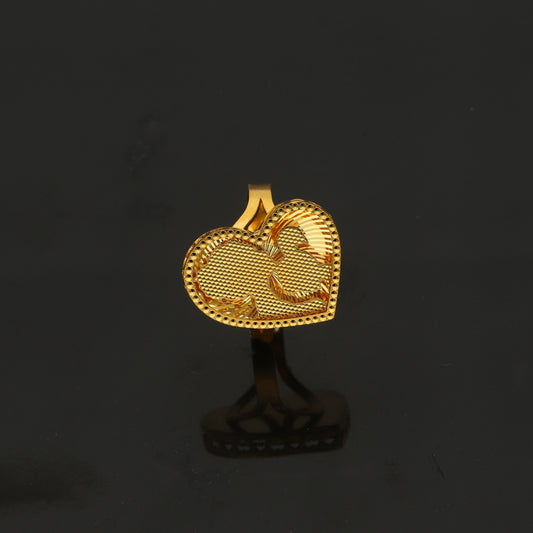 Gold Mother & Daughter Ring 21KT - FKJRN21KM11817