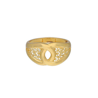 Gold Turkish Design Ring 21KT - FKJRN21KM11889