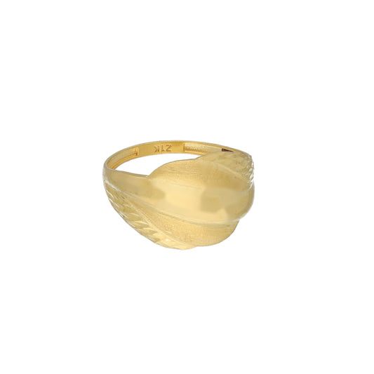 <tc>خاتم ذهب عيار 21 بتصميم كلاسيكي - FKJRN21KM11890</tc>