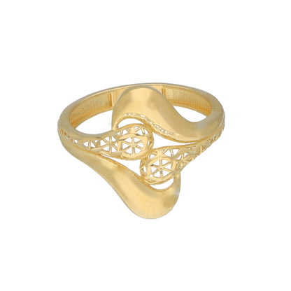 Gold Turkish Design Ring 21KT - FKJRN21KM11891