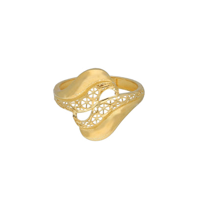 Gold Turkish Design Ring 21KT - FKJRN21KM11895