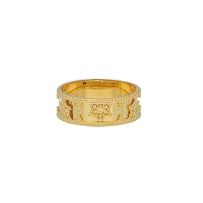 Gold Turkish Design Ring 21KT - FKJRN21KM11907
