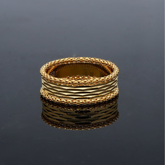Gold Elegant Band 21KT - FKJRN21KM11948