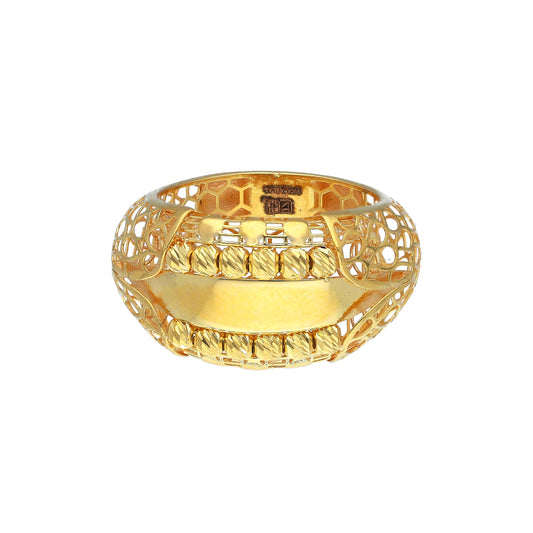 Gold Turkish Design Ring 21KT - FKJRN21KM11958